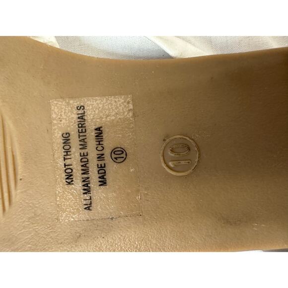 Kate Park slip on tong sandals women’s size 10 - Picture 4 of 4